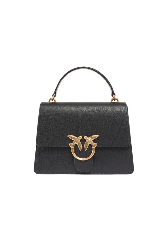 PINKO PINKO Σάκος Love one top handle classic Μαύρο