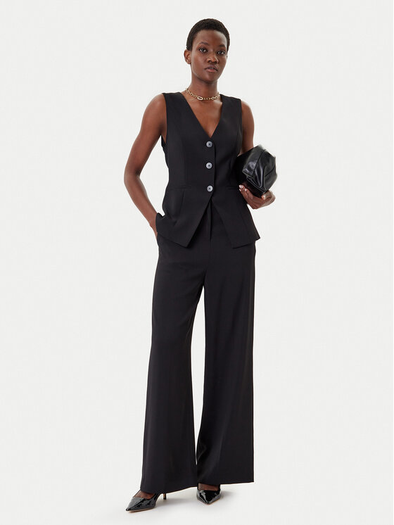 French Connection French Connection Jumpsuit 7UZAB Nero Regular Fit