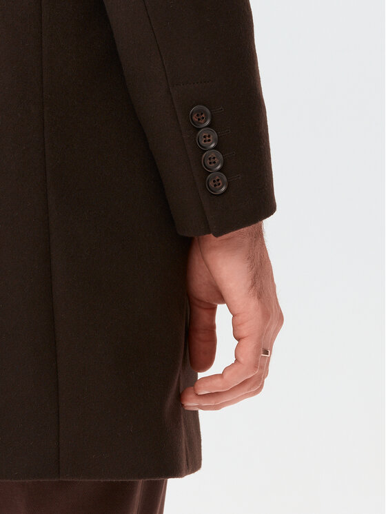 Evenemen Evenemen Płaszcz zimowy FLORESTI II BROWN Brązowy Slim Fit