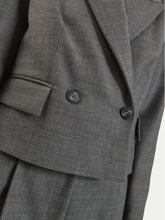 IVY OAK IVY OAK Giacca da abito Jenny IO119105 Grigio Loose Fit