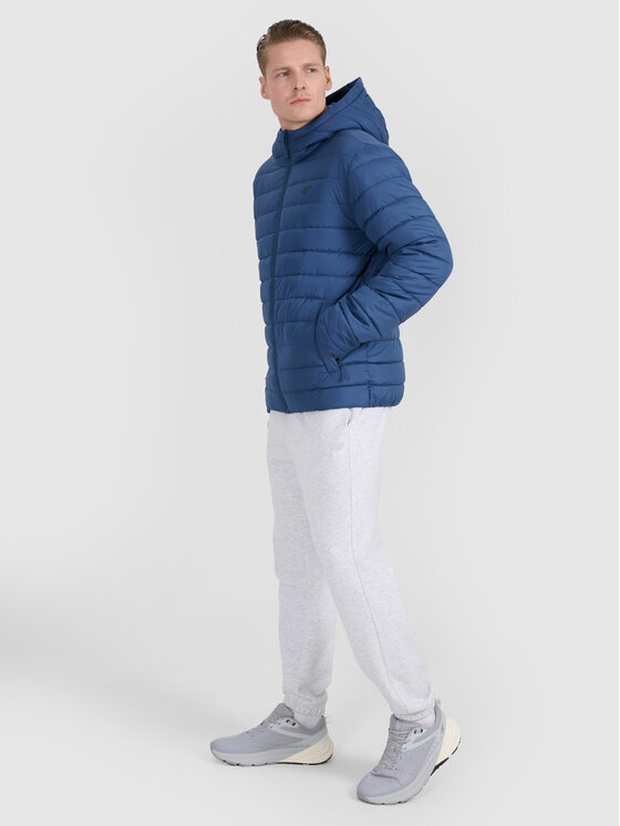 4F 4F Kurtka puchowa 4FWAW25TDJAM598-32S Niebieski Regular Fit