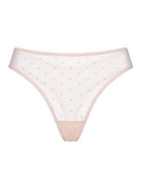 Merci Lingerie Merci Lingerie Stringi EMSD10P08 Różowy