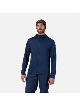 Rossignol Rossignol Bluza techniczna Mid Layer Stretch Hoodie Granatowy Regular Fit