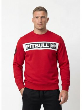 PITBULL PITBULL Bluza Sherwood Czerwony Regular Fit