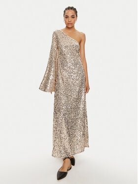 ROTATE ROTATE Abendkleid Safra 1128861531 Goldfarben Loose Fit