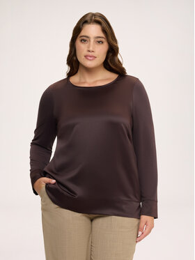 Fiorella Rubino Fiorella Rubino T-Shirt G0CWL009267N032 Brązowy Boxy Fit