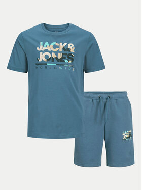 Jack&Jones Junior Jack&Jones Junior Набір футболка та шорти Luke 12278385 Голубий Regular Fit