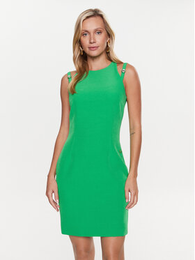Chiara Ferragni Chiara Ferragni Rochie de vară 74CBO903 Verde Slim Fit