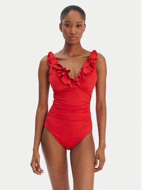 LAUREN RALPH LAUREN LAUREN RALPH LAUREN Strój kąpielowy 20601010 Czerwony