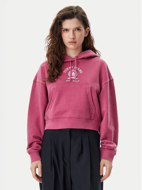 Tommy Jeans Tommy Jeans Sweatshirt Varsity DW0DW20311 Rosa Boxy Fit