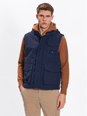 Tommy Hilfiger Tommy Hilfiger Gilet MW0MW31339 Bleu marine Regular Fit