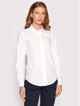 Tommy Hilfiger Tommy Hilfiger Marškiniai WW0WW36431 Balta Regular Fit