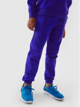 4F 4F Pantaloni da tuta 4FJRAW23TTROM680-36S Blu Regular Fit