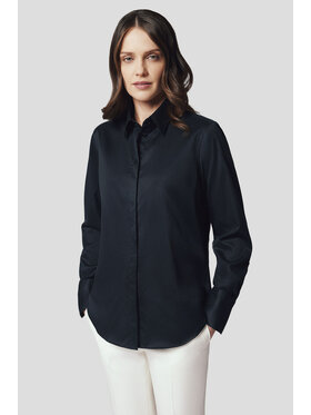 Lancerto Lancerto Koszula Koszula Damska Czarna z Bawełną Arwen Oversize KO073224000063 Czarny Oversize