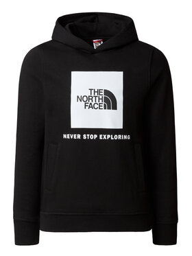 The North Face The North Face Mikina Teens Box P/O HoodieNF0A855BJK31 Černá Regular Fit