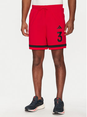 adidas adidas Szorty sportowe Seasonal Essentials Sport JD8089 Czerwony Regular Fit