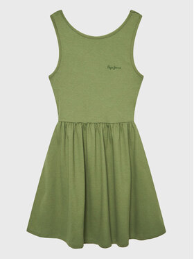 Pepe Jeans Pepe Jeans Rochie de zi Godivay PG951588 Verde Regular Fit