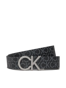 Calvin Klein Calvin Klein Ζώνη Ανδρική Ck Rev.Adj. New Mono Belt 3.5Cm K50K510075 Μαύρο