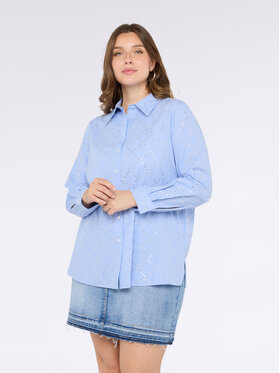 Fiorella Rubino Fiorella Rubino Koszula 5118T001365N0R4 Turkusowy A-Line Fit