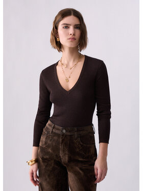 Liu Jo Liu Jo Sweter WF6416MS46JL9520 Brązowy Regular Fit