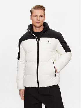 Calvin Klein Jeans Calvin Klein Jeans Giubbotto piumino J30J323461 Écru Regular Fit