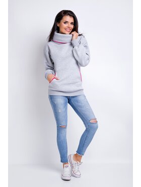 Awama Awama Felpa A160 Grigio Basic Fit