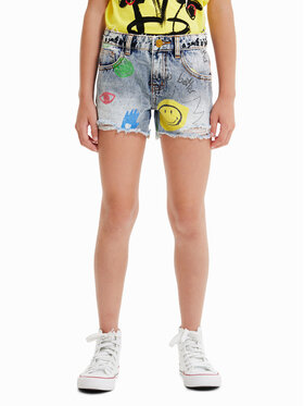 Desigual Desigual Τζιν σορτσάκια 23SGDD10 Μπλε Regular Fit