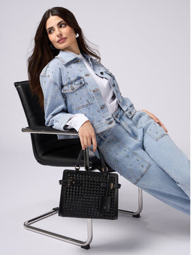 Oltre Oltre Jeans P542R008382N004 Turchese Baggy Fit