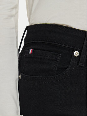 Tommy Hilfiger Jeans Hlače Como WW0WW45008 Črna Skinny Fit