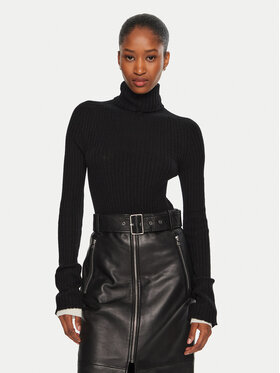 PINKO Pinko Krekls ar augstu apkakli Kanaani 104344 A278 Melns Regular Fit