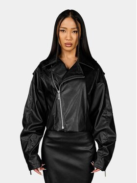 MADE BY SOCIETY MADE BY SOCIETY Kurtka anorak Jacheta CORE FRAGMENT - J27224 Czarny Basic Fit