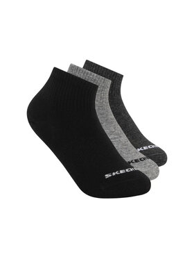 Skechers Skechers Skarpety krótkie S601878-BKGY Czarny