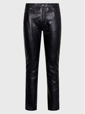 Serge Pariente Serge Pariente Lederhose Sexy Man Schwarz Regular Fit