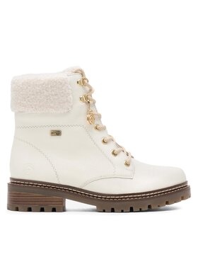 Remonte Remonte Schnürstiefeletten D0B74-81 Weiß