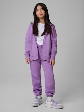 4F 4F Pantaloni da tuta BASIC+ Viola Regular Fit
