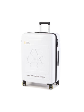 National Geographic National Geographic Valise rigide grande taille Large Trolley N205HA.71.01 Blanc