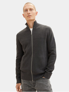 Tom Tailor Tom Tailor Sweter 1038317 Szary Regular Fit