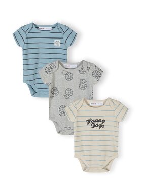 minoti minoti Body 28BABYRIB28 Niebieski Regular Fit