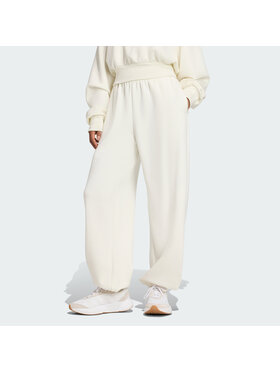 adidas adidas Спортивні штани Soft Lux JV9896 Кремовий Regular Fit
