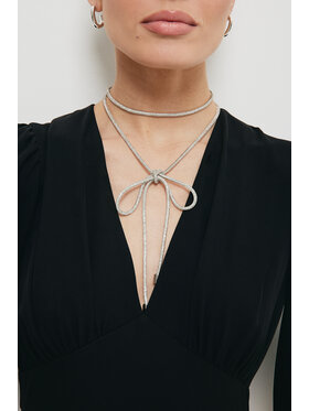 Makover Makover Choker K195 Strieborná
