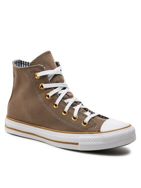 Converse Tenisice Chuck Taylor All Star Herringbone Stripe A06440C Smeđa