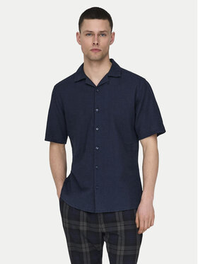 Only & Sons Only & Sons Cămașă Caiden 22025116 Bleumarin Slim Fit