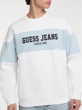 Guess Guess Mikina 168465 Světle modrá Classic Fit