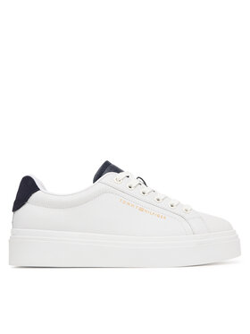 Tommy Hilfiger Tommy Hilfiger Sneakersy Th Feminine Platform Monogram FW0FW09594 Biela