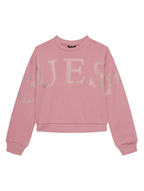 Guess Guess Majica dugih rukava J5YQ09 KAV34 Ružičasta Regular Fit