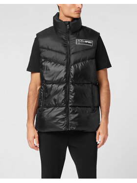 Plein Sport Plein Sport Kamizelka 14177 Czarny Regular Fit