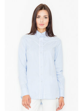 FIGL FIGL Košile M492 Modrá Regular Fit