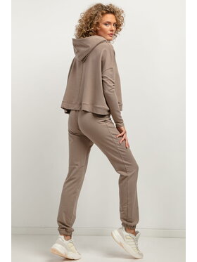Tessita Tessita Bluza T380 Brązowy Loose Fit
