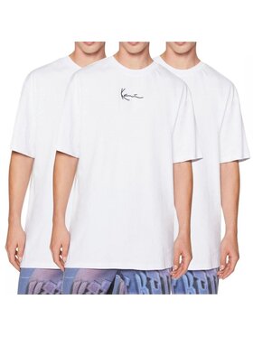 Karl Kani Karl Kani Tričko SMALL SIGNATURE 3 PACK ESSENTIAL TEE Biela Regular Fit