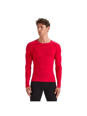 Diadora Diadora Longsleeve LS T-SHIRT ACT Czerwony Basic Fit